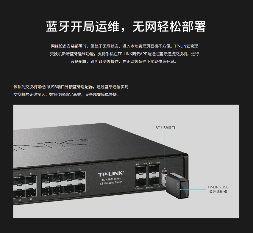 TP-LINK TL-NS660-24F4T 萬兆上聯(lián)三層網管交換機